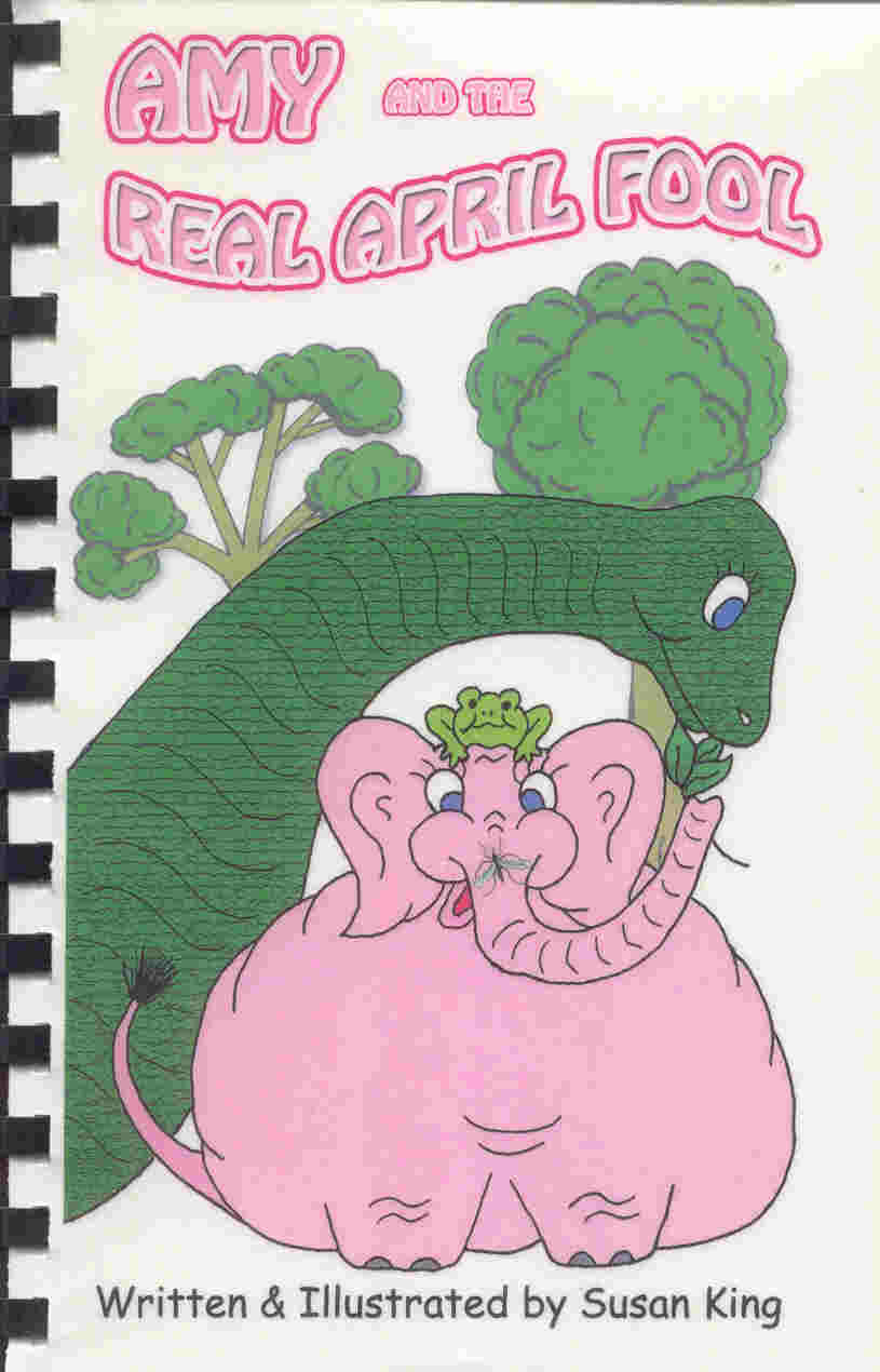 Amy April Fool children's flip book.