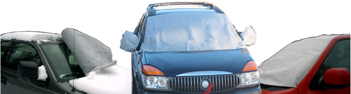 High-quality sun/snow windshield covers made locally in the Michigan Upper Peninsula where we know a thing or two about snow!