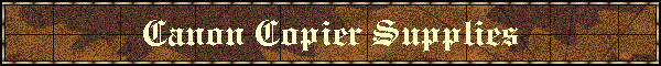 Canon Copier Supplies
