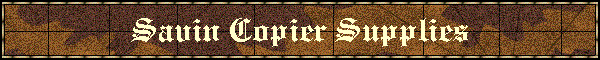 Savin Copier Supplies