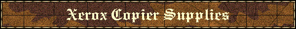 Xerox Copier Supplies
